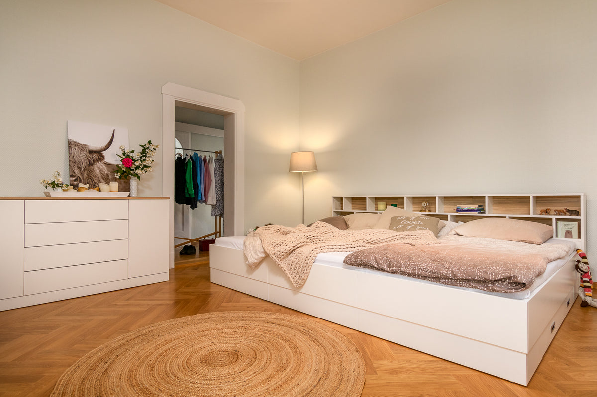 Familienbett Brunella mit zwei Bettkästen