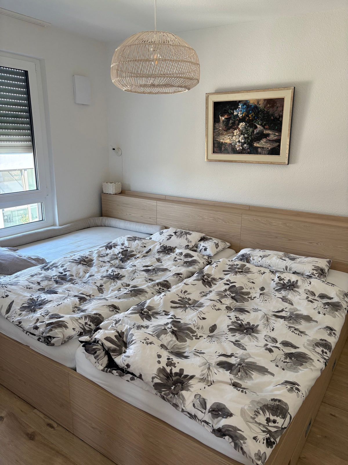 Familienbett Anemone in Eiche Dekor in Schlafzimmer