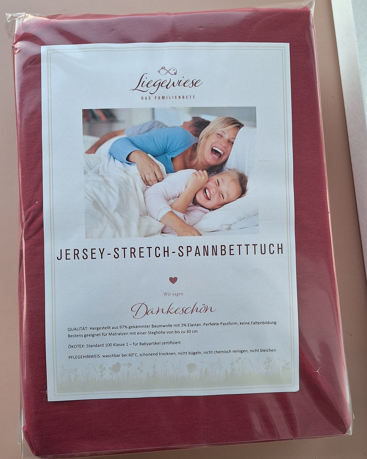 Weinrotes Bettlaken für Familienbett #Farbe_97 weinrot
