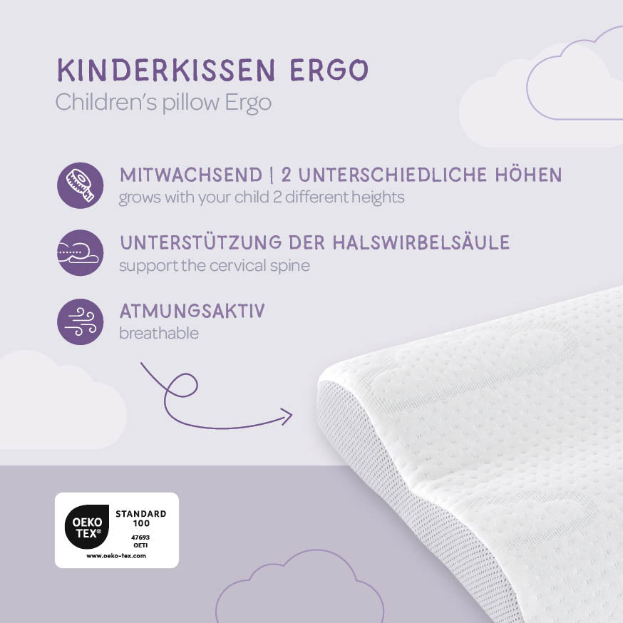Vorteile des Kinderkissens Ergo von Träumeland