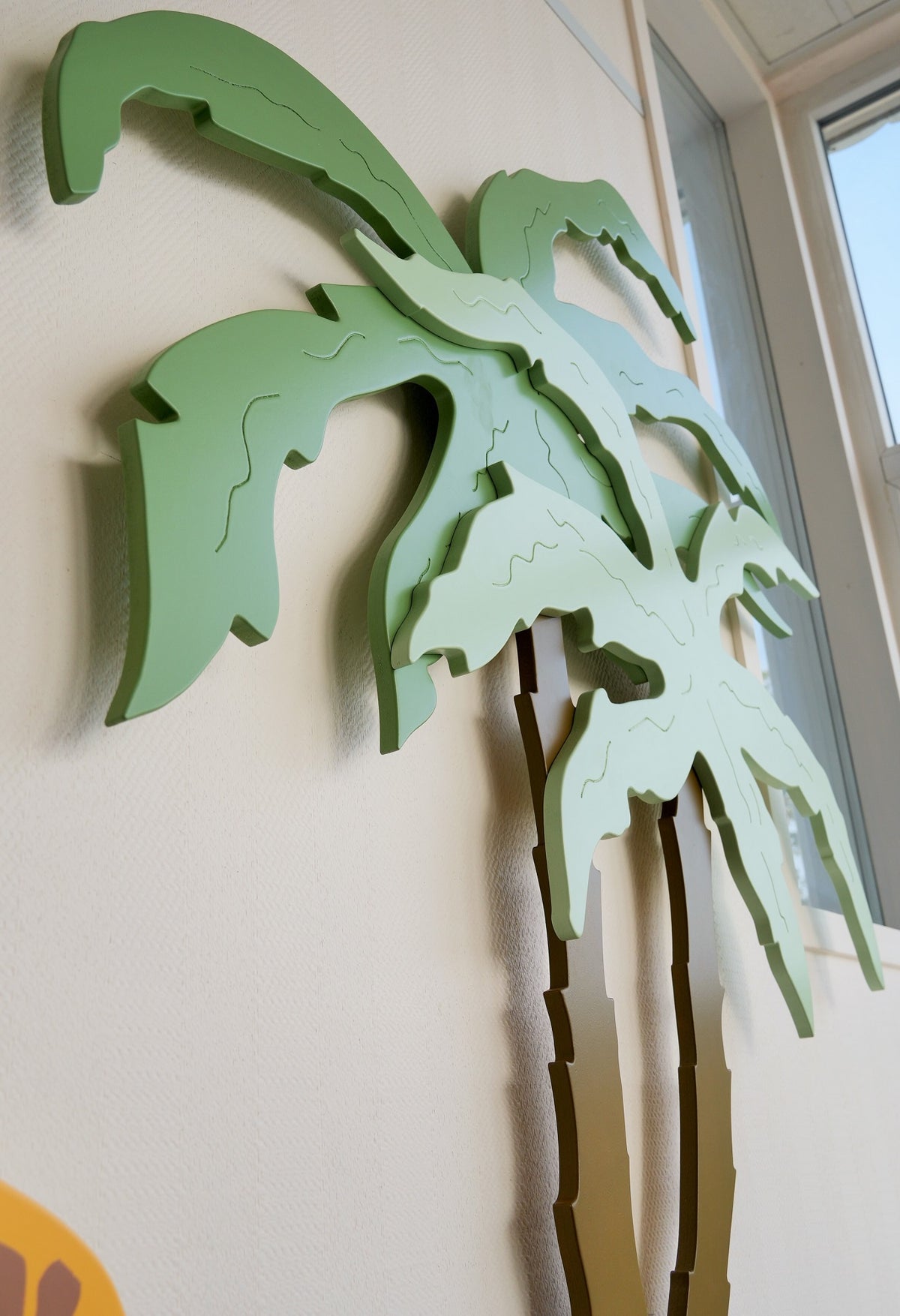 Detail von der Kinderzimmerdekoration "Palme" von Liegewiese