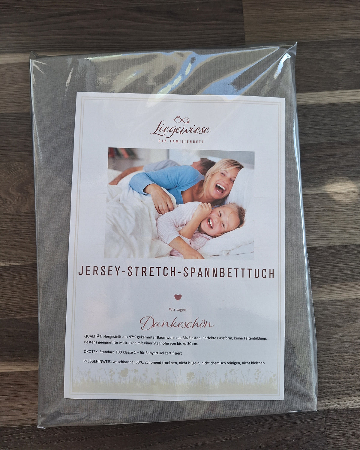 Anthrazitfarbenes Bettlaken für Familienbett #Farbe_46 anthrazit