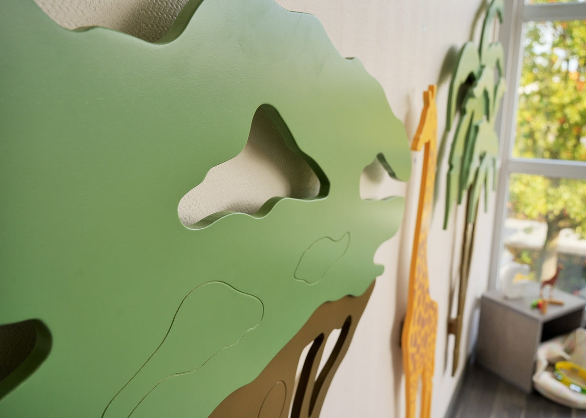 Detail vom Wandbild "Akazie"